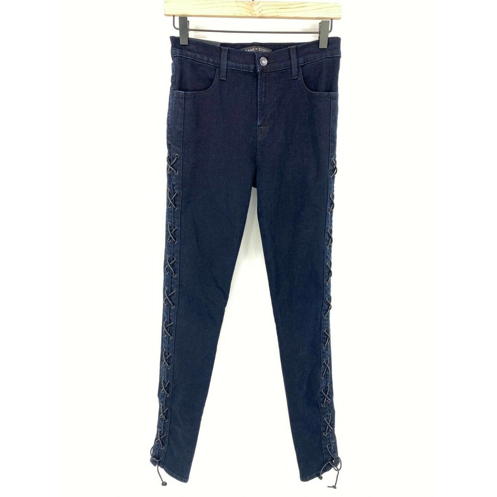 J Brand Jeans Barneys NY Maria Bluebird Side Lace - Picture 8 of 11